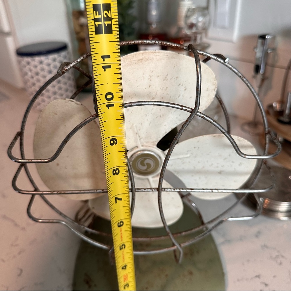 Superior Electric Products Corp. Vintage Desk fan green base tested - Picture 11 of 11